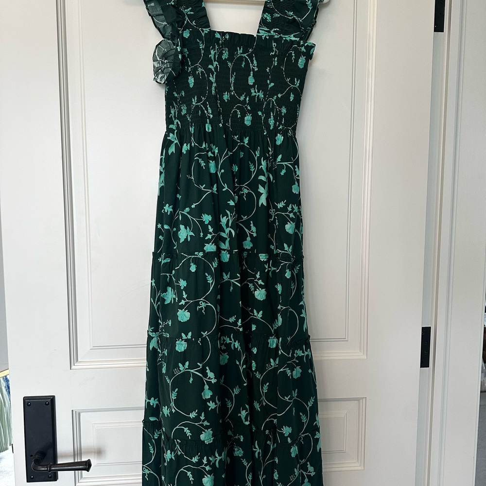 Hill House Teal and White Nap Dress